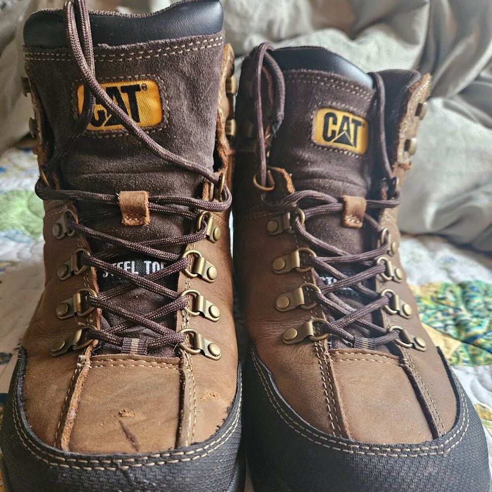 Steel Toe Men's Cat Boots